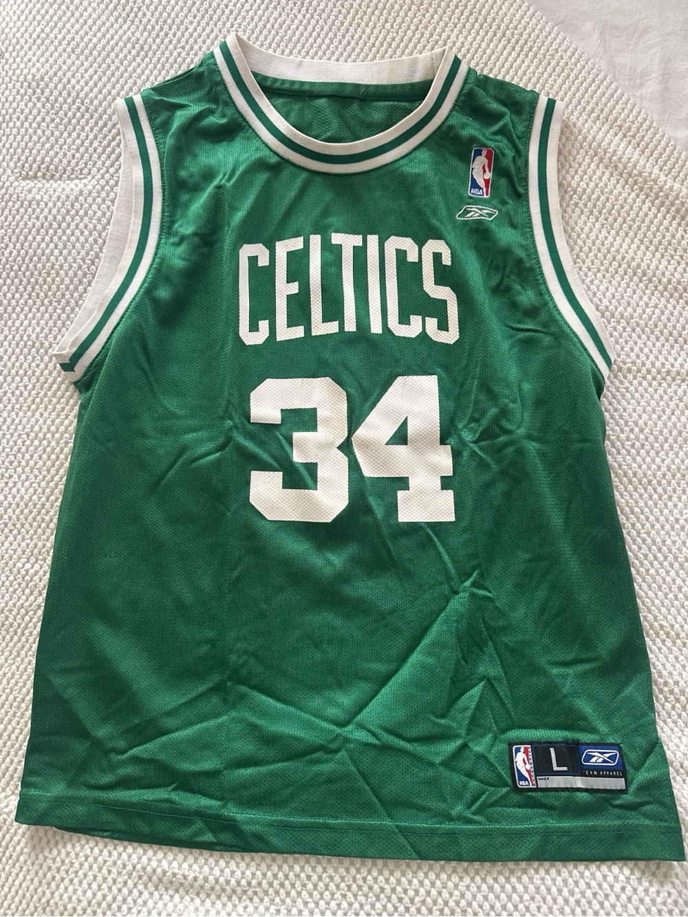 NBA Celtics Green Number 34 Basketball Jersey